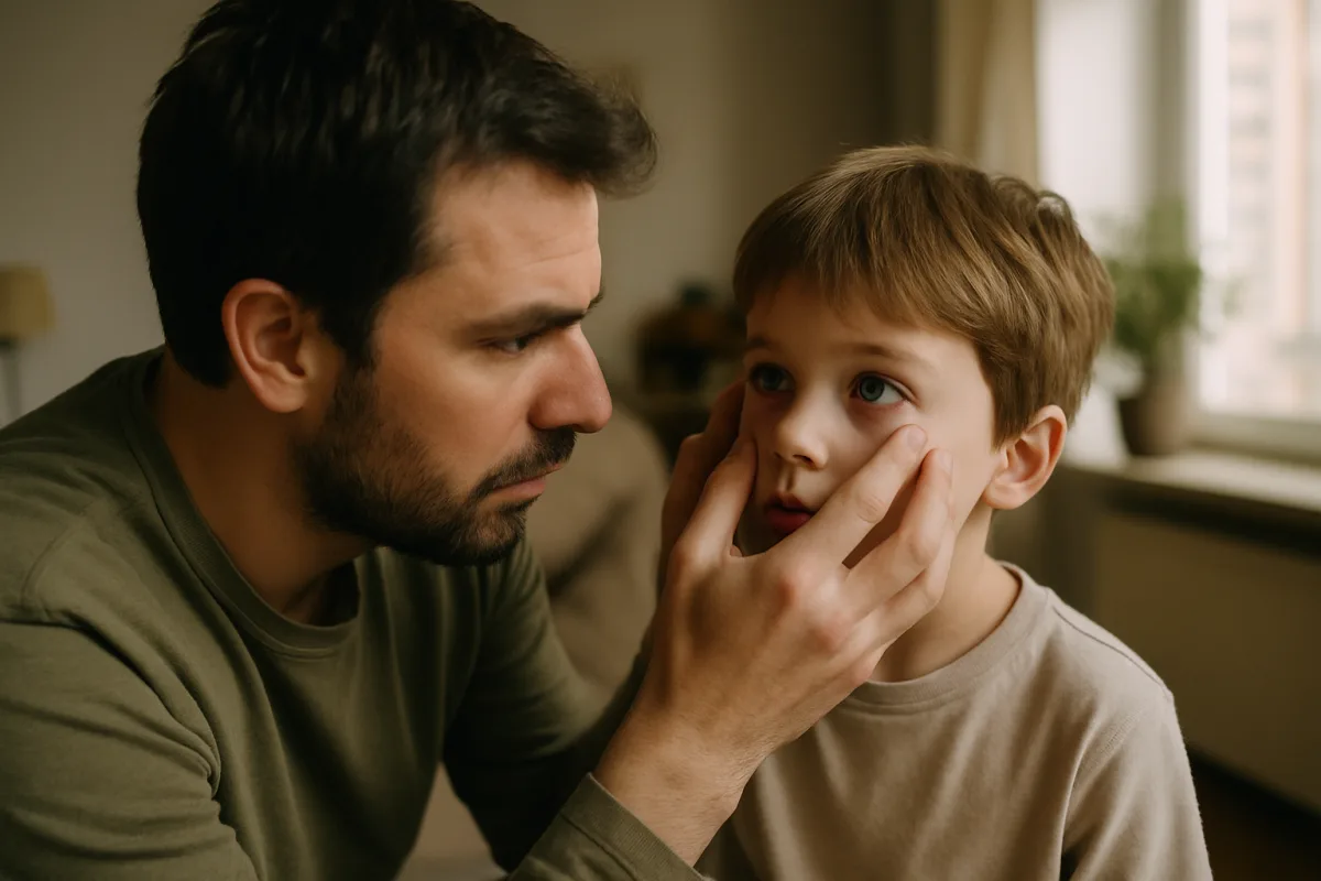 Occhiaie arrossate nei bambini: cause e rimedi