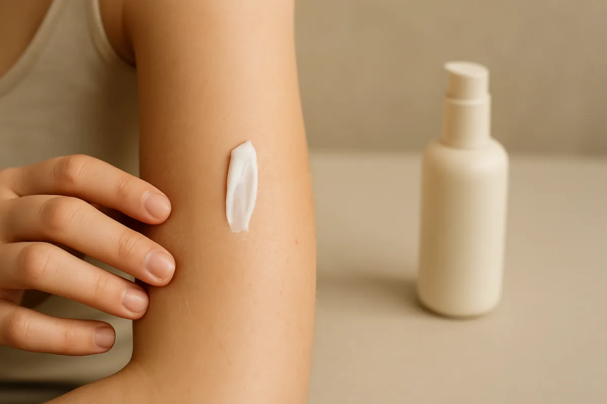 Patch test domestico di un cosmetico: cosa può dirti e cosa non può dirti