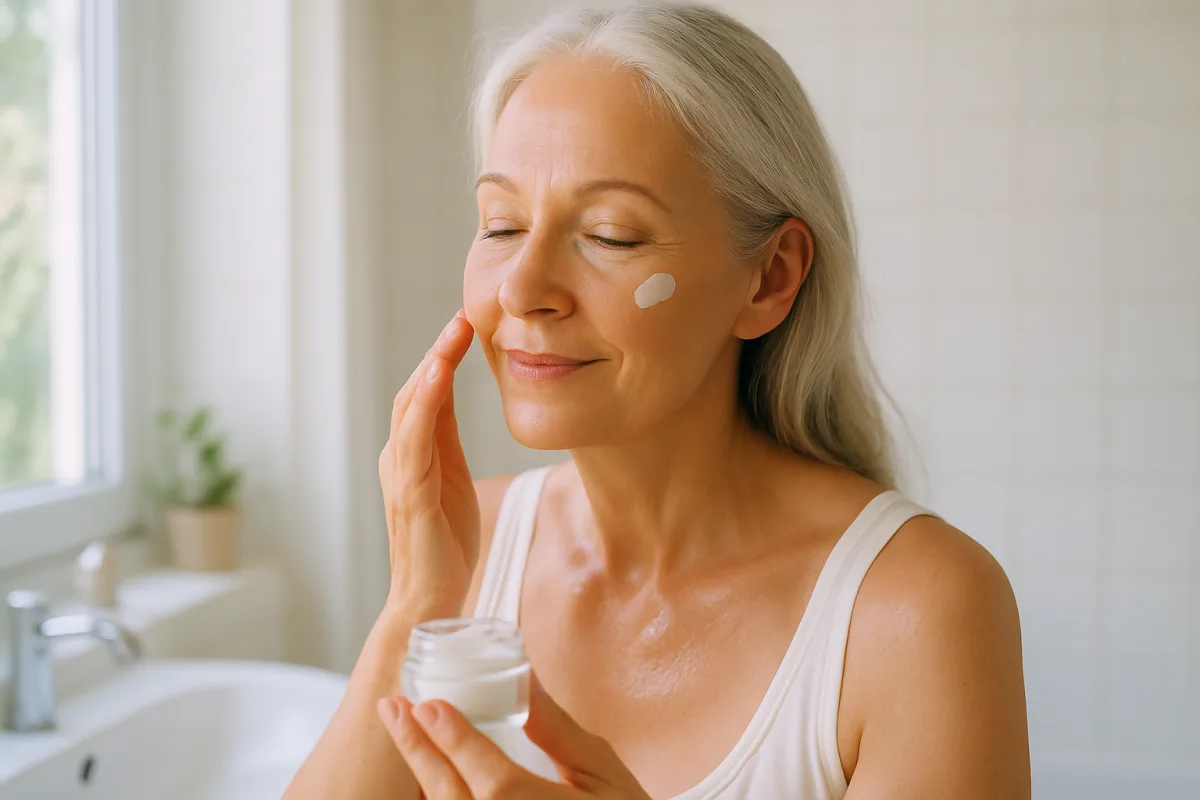 Pelle luminosa a 50 anni: routine quotidiana