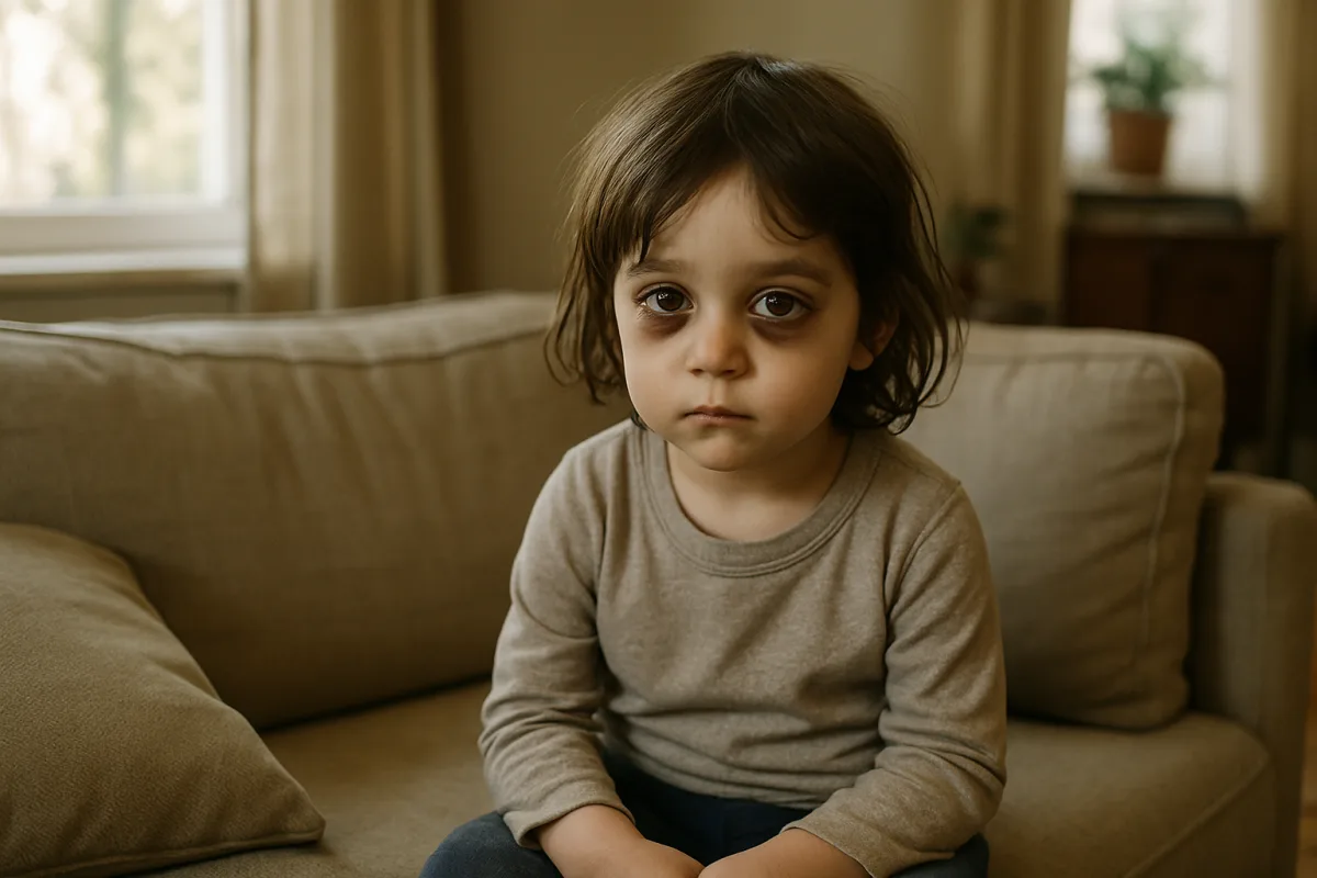 Perché i bambini hanno le occhiaie